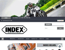 Tablet Screenshot of indexhelmet.com